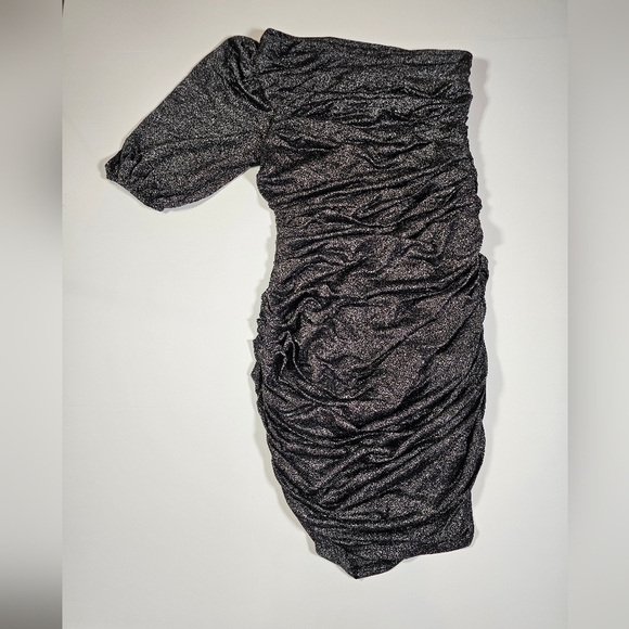 BCBGeneration Women's Metallic Ruched Bodycon Dress Size 8 (M) NWT - Picture 3 of 15